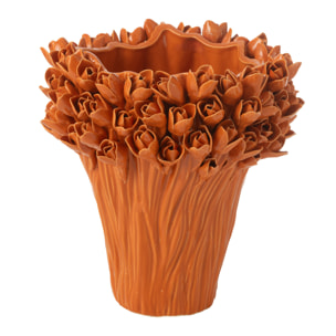 J-Line vase Ambrosia - céramique - orange - medium - Ø 28 cm