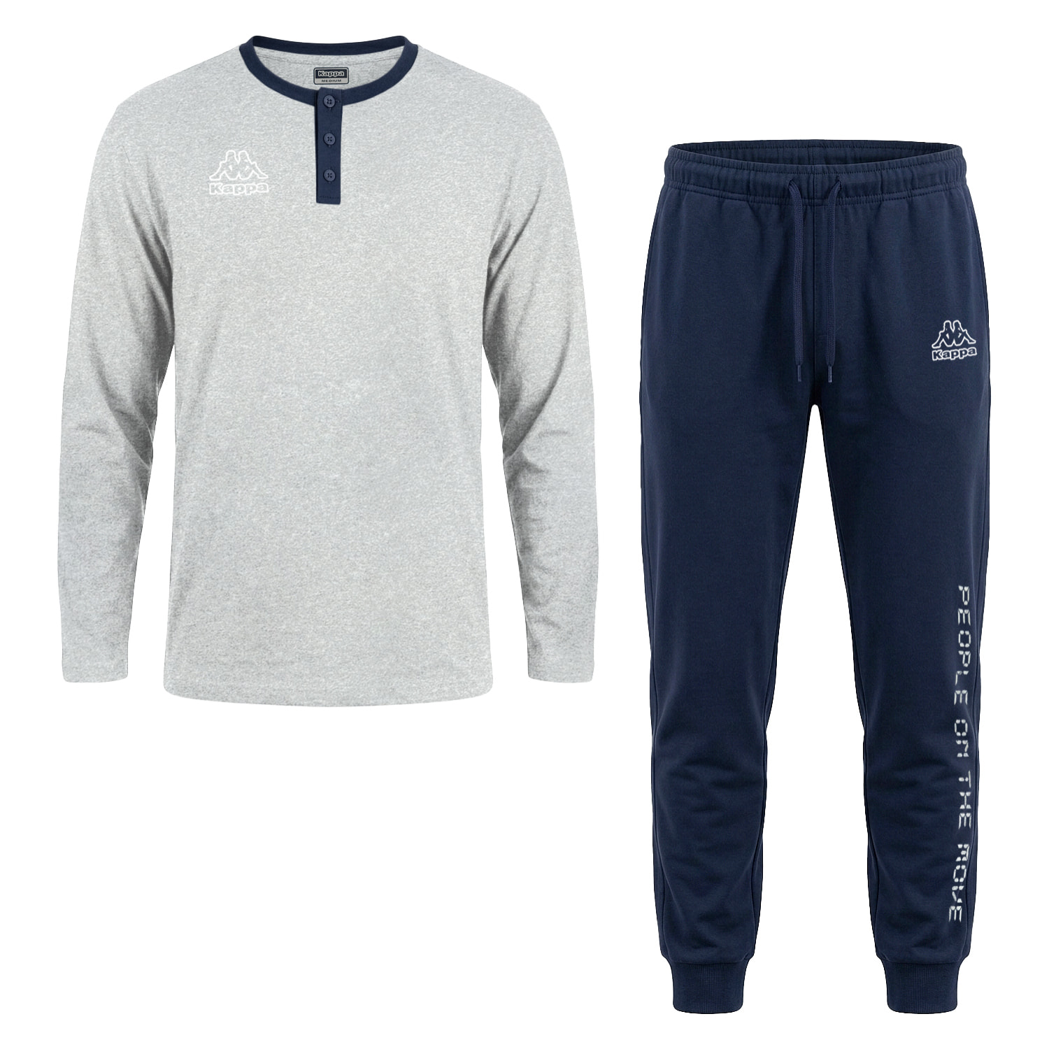 Pigiama Lungo Uomo KAPPA Cotone Leggero