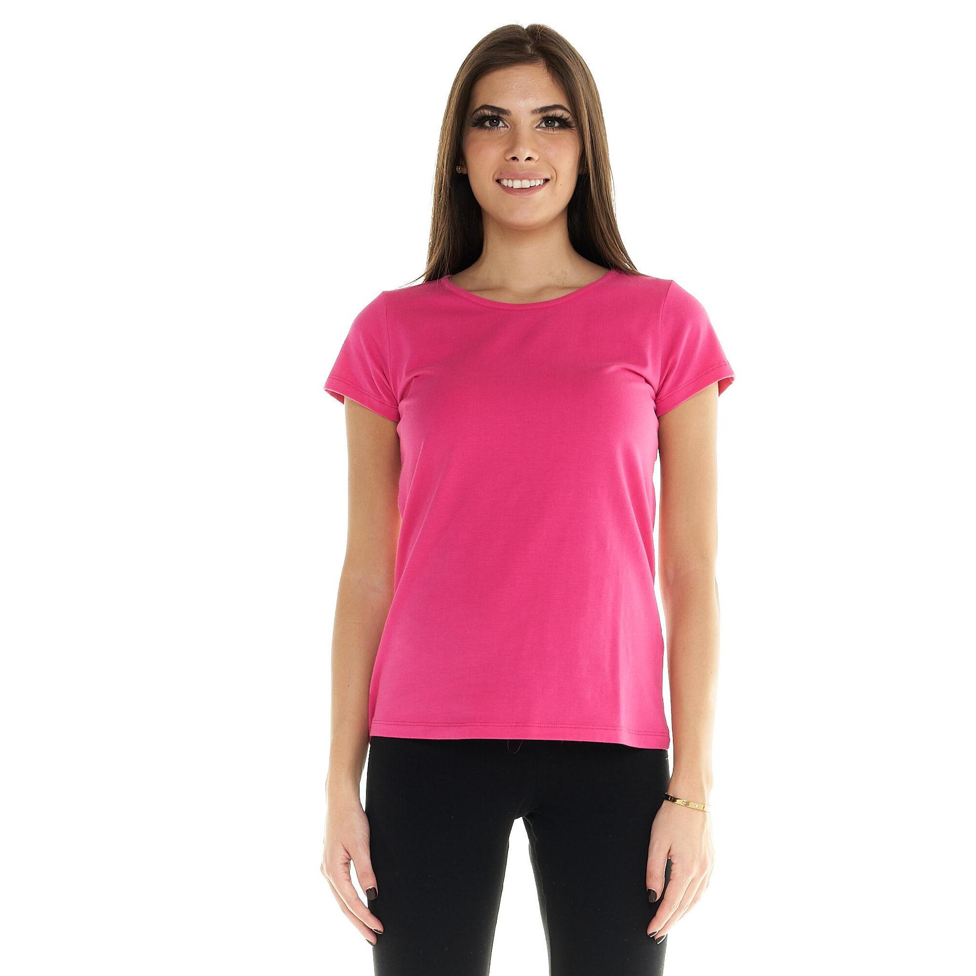 T-shirt Leone donna con maniche corte Basic