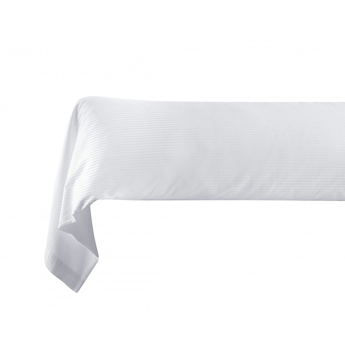 Taie de traversin satin de coton rayé