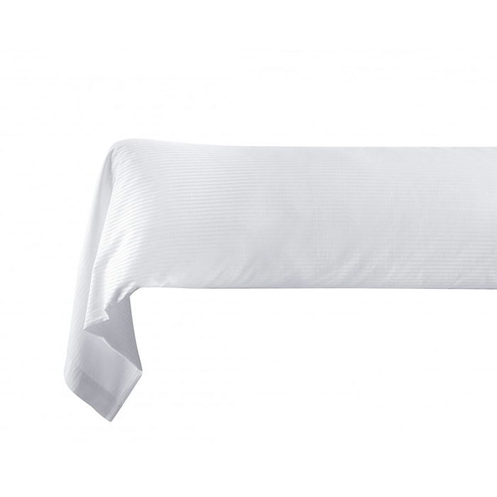 Taie de traversin satin de coton rayé