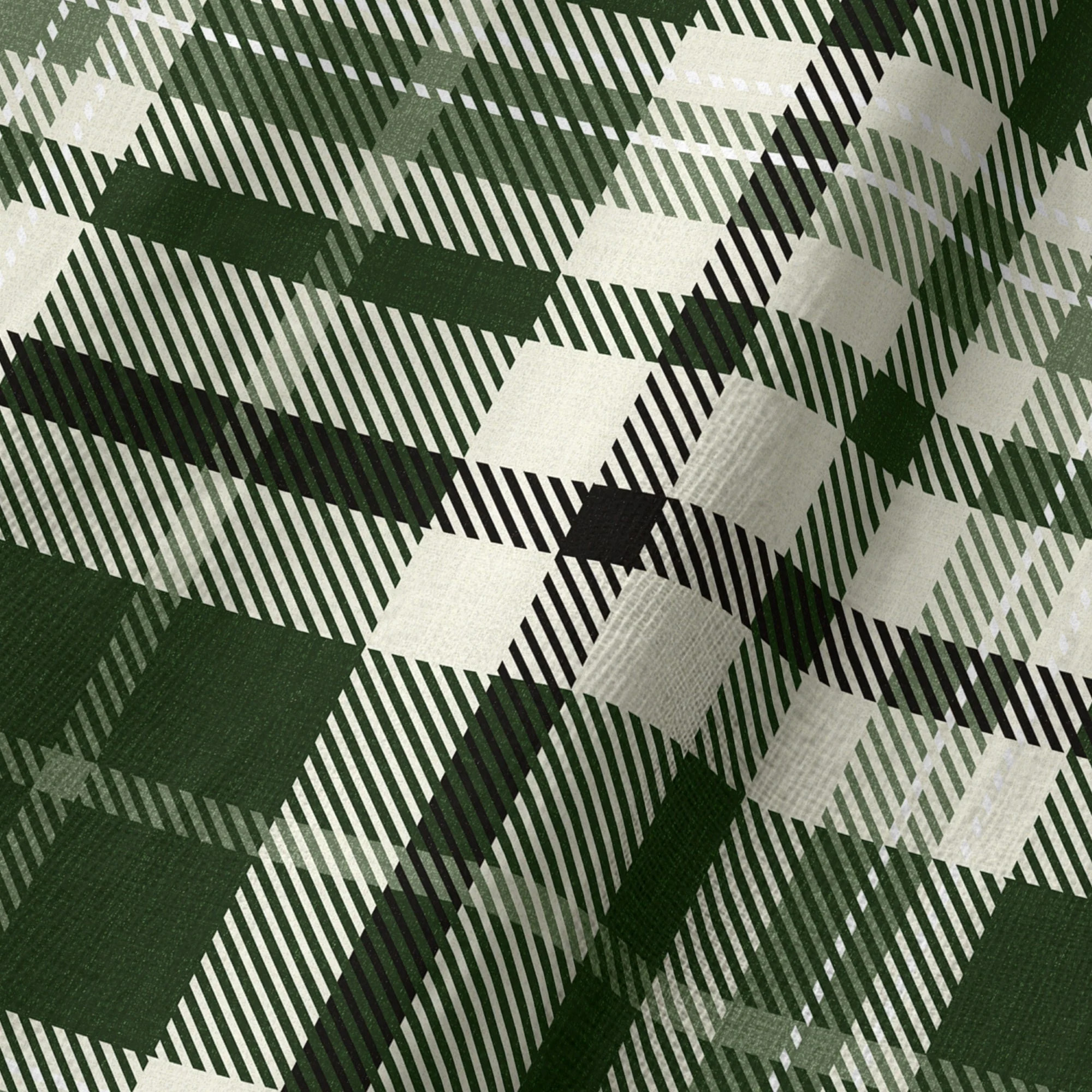 Lot de 2 sets de table anti-taches Davis Green