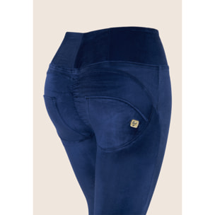 WR.UP® push up superskinny 7/8 vita alta effetto velluto