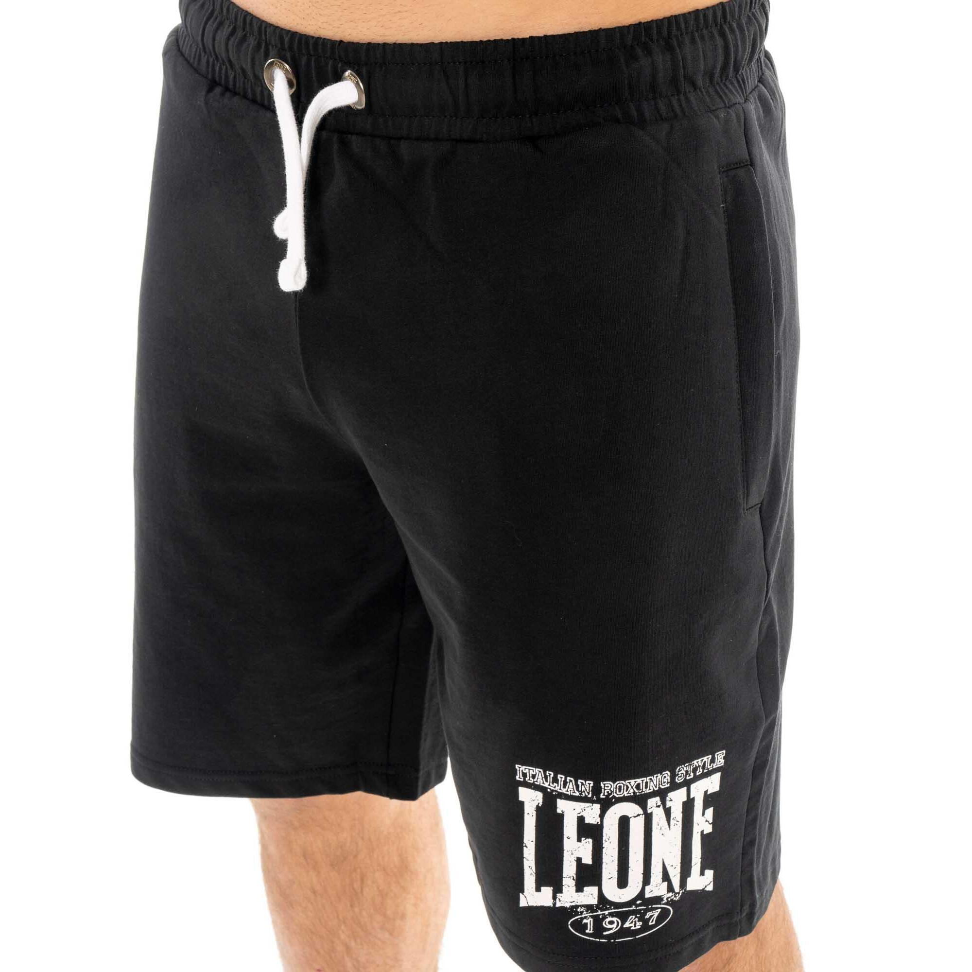 Pantalón corto de hombre Leone Boxing Legend de algodón sin cepillar