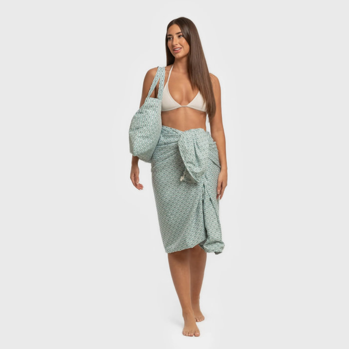 PACK TOALLA PAREO + BOLSO WALIA