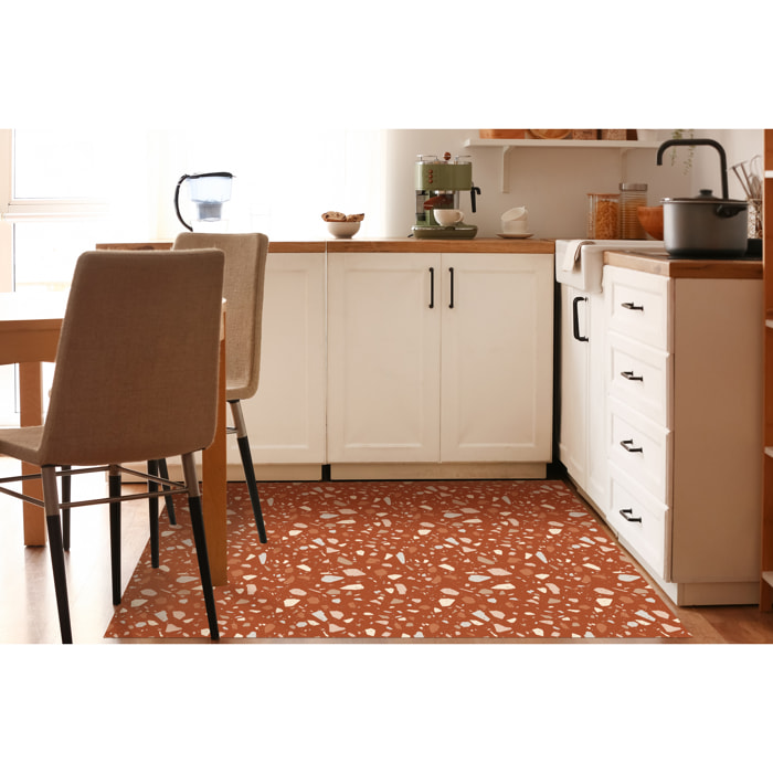 Alfombra de vinilo CERAMIKO, Terrazo Odiseo 66x250 cm