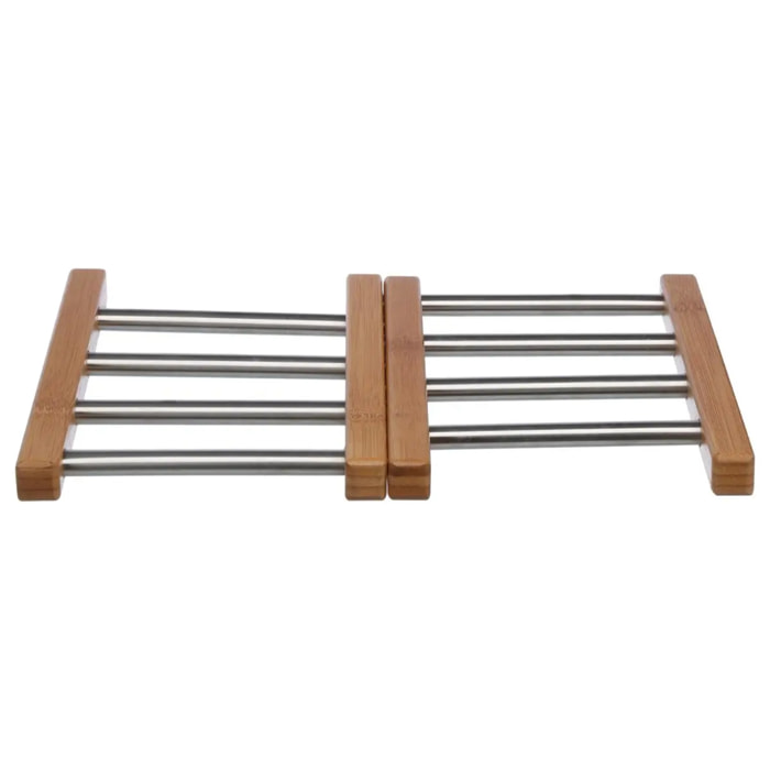 Dessous de plat extensible bambou