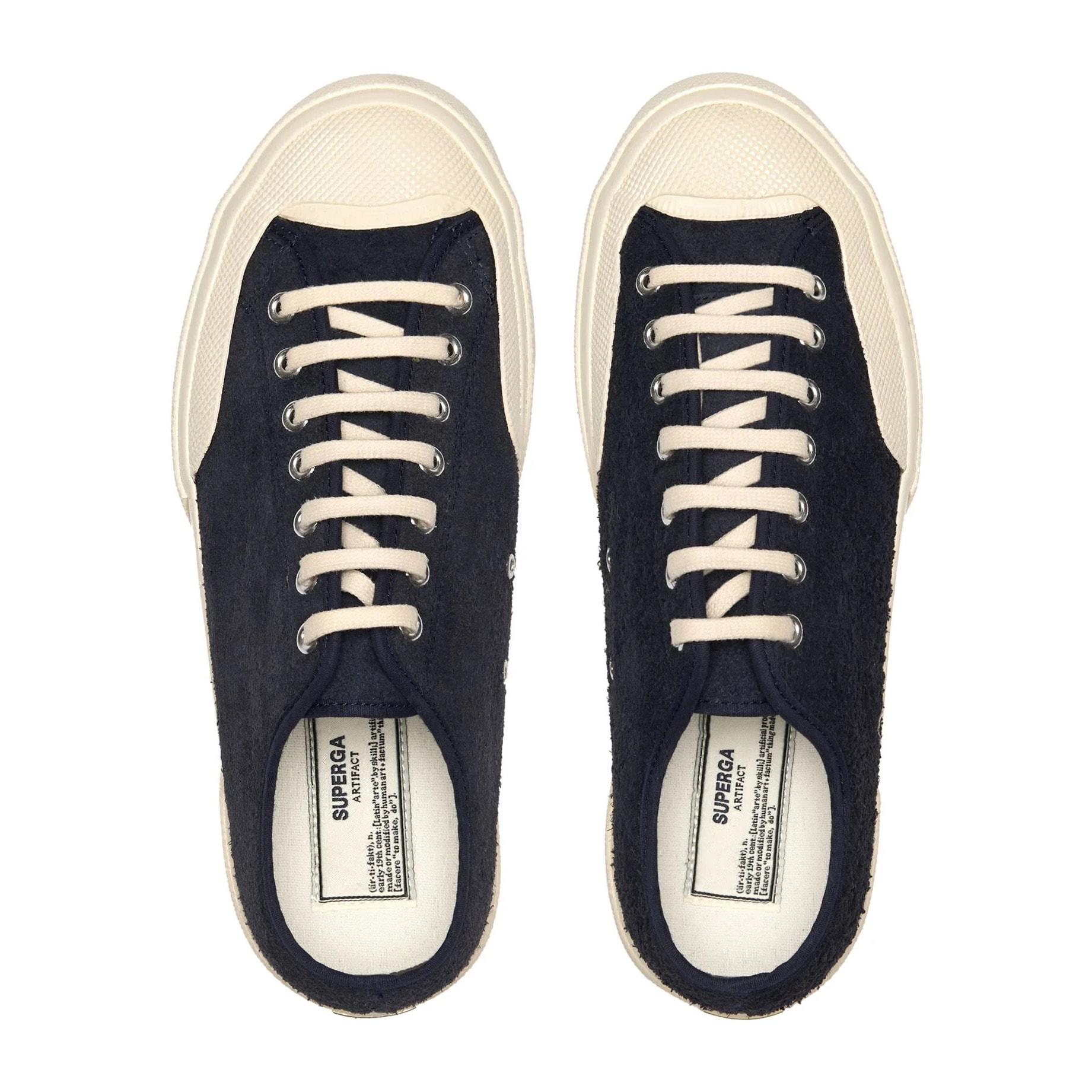 Le Superga Uomo Donna Blu 2432 Works Hairy Suede