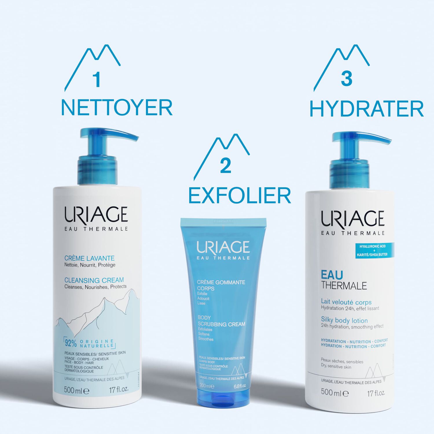 Eau Thermale - Lait Velouté Corps - Hydratation 24H, Effet Lissant