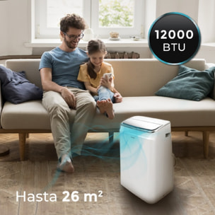 Cecotec Climatiseur portatif ForceClima 12800 Soundless Heating Connected