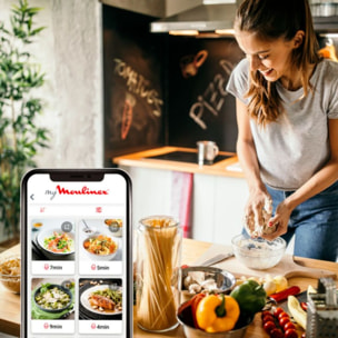 Cookeo MOULINEX CE952810 noir wifi 6 L, 9 modes de cuisson, 150 recettes