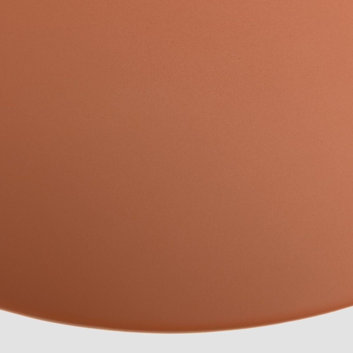 HORTENSE - Table basse ronde 60cm en fer couleur marron mat