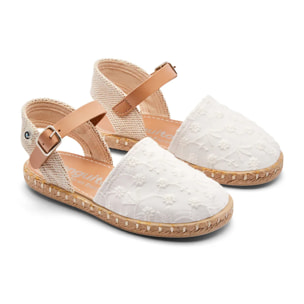 Espadrillas con stampa floreale per bambine