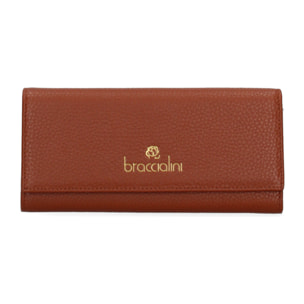 Portafoglio  da donna In Vera pelle Made in Italy 19,5x10x3,5 cm