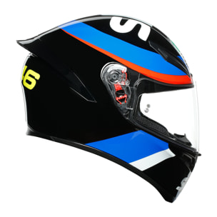 CASCO K1 VR46 SKY RACING TEAM BLACK/RED AGV