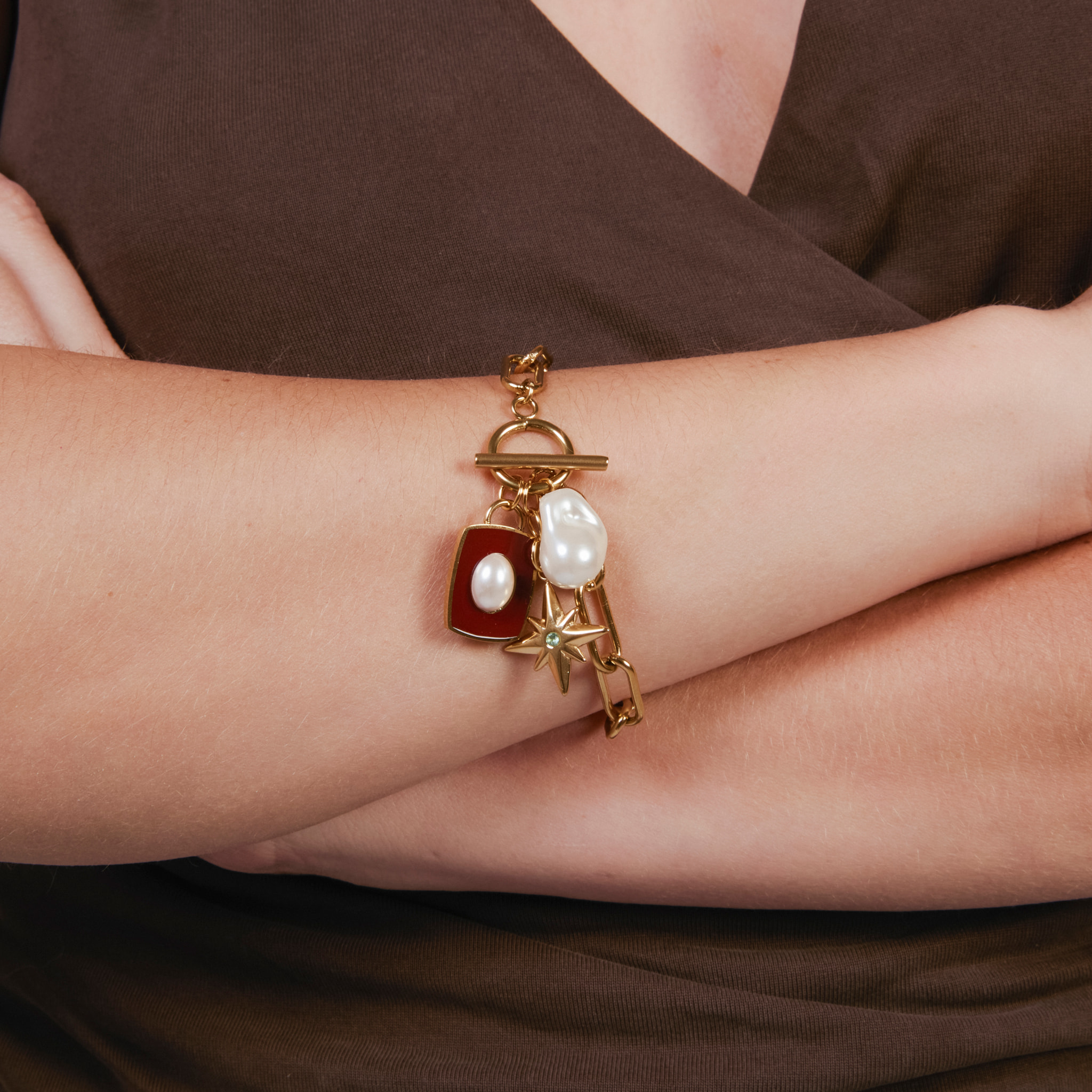 Pulsera Irath acabado oro amarillo 18k