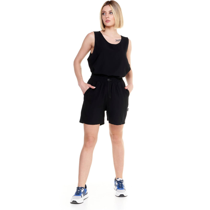 Pantaloncini in satin da donna Sparkly