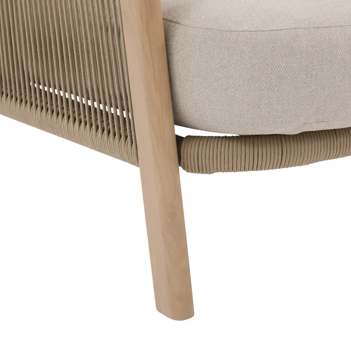 Fauteuil de salon de jardin Nelora beige