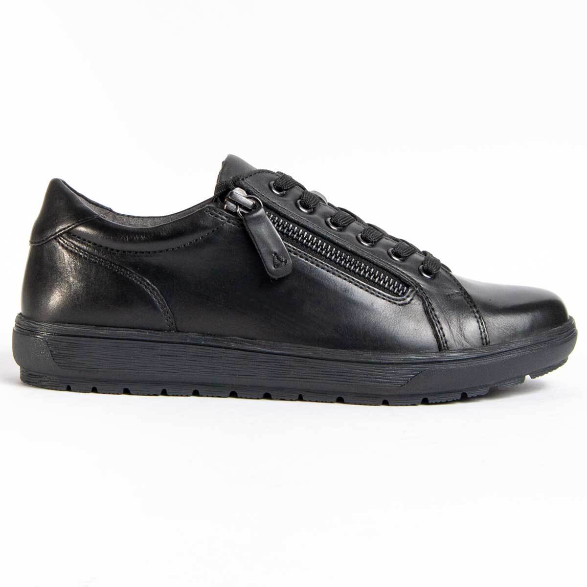 Zapato Oxford De Piel - Negro