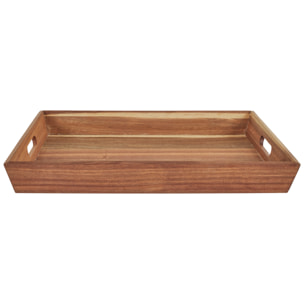 PLATEAU A POIGNEES ACACIA 42X33CM M6