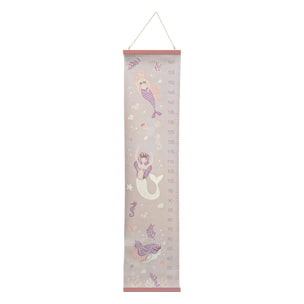 Toise enfant "Sirène" H120cm violet