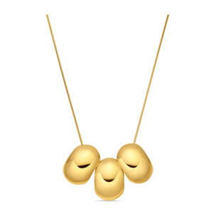 Collar Smoro acabado oro amarillo 18k