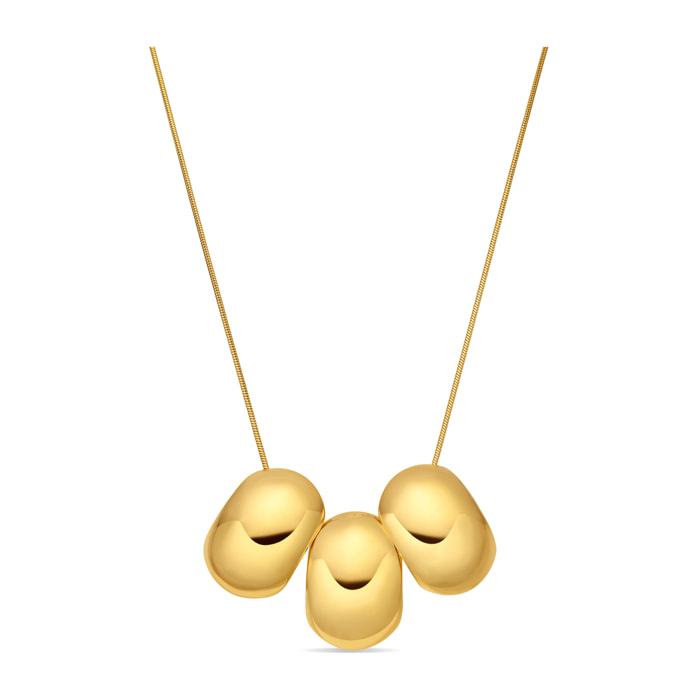 Collar Smoro acabado oro amarillo 18k