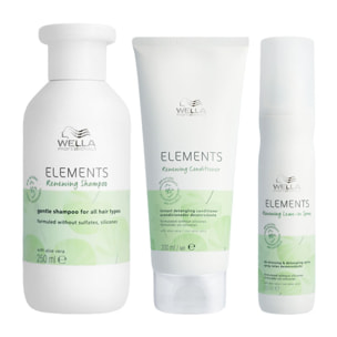 WELLA Kit Elements Renewing Shampoo 250ml +  Conditioner 200ml + Leave-In Spray 150ml