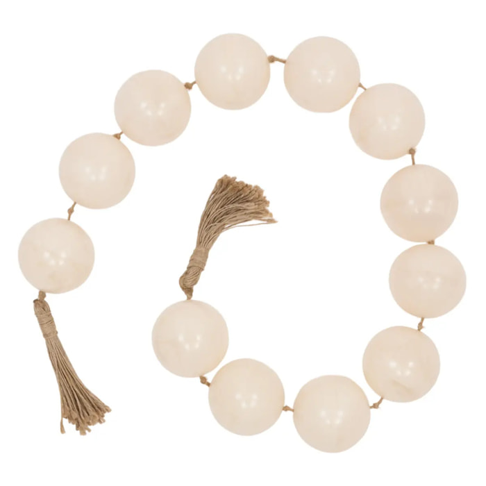 Guirlande déco Carlo L.140cm blanc