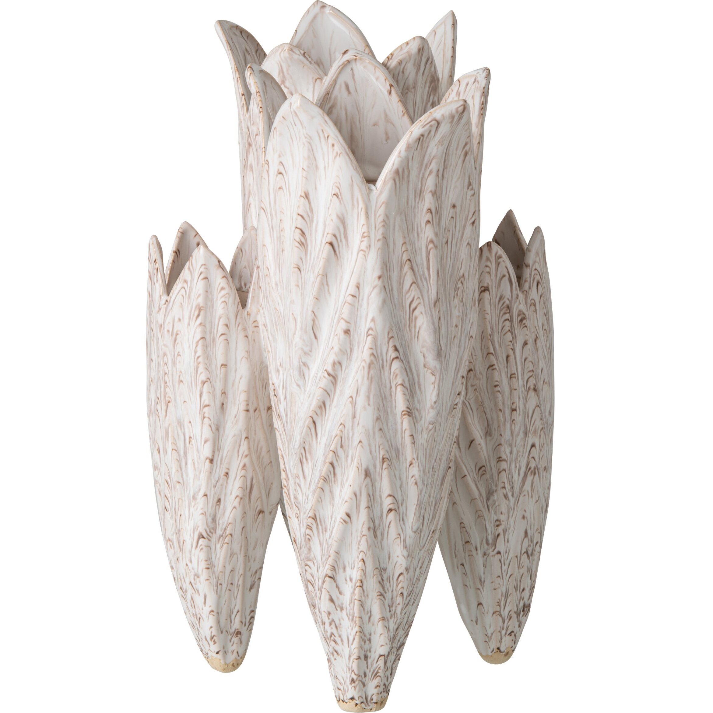 J-Line vase - argile - beige clair