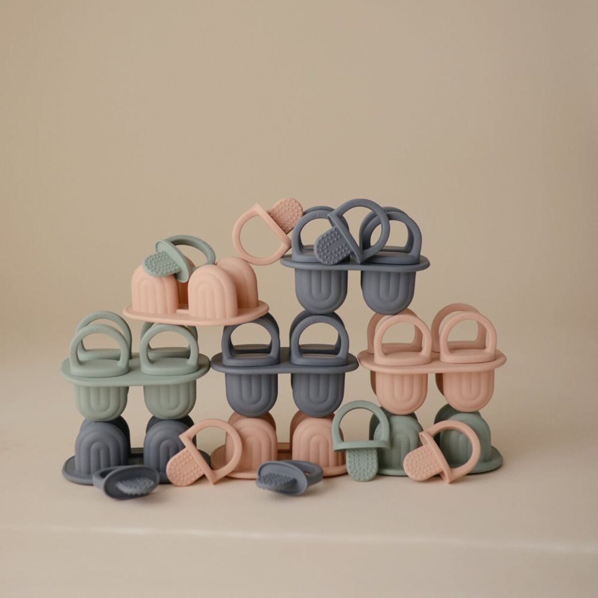 Mushie Bandeja Para Hacer Helados Solid