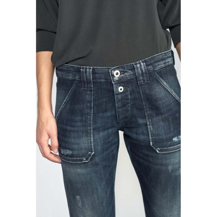 Jeans 200/43 boyfit Cara destroy bleu-noir N°2