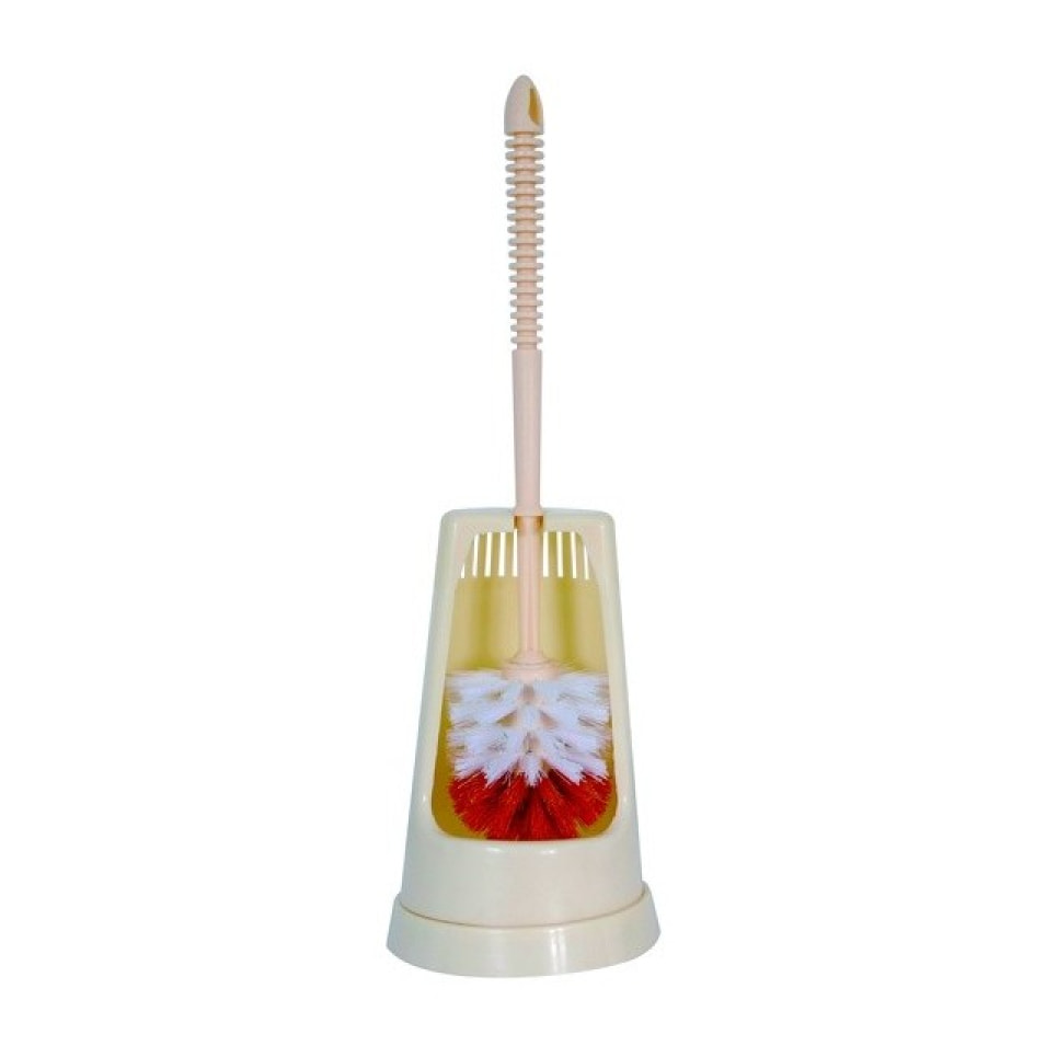 Brosse wc avec support Beige MSV