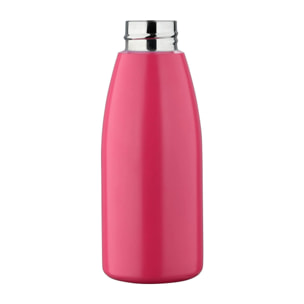 Set de 2 botellas de agua rainbow de 500ml en acero inoxidable color rosa