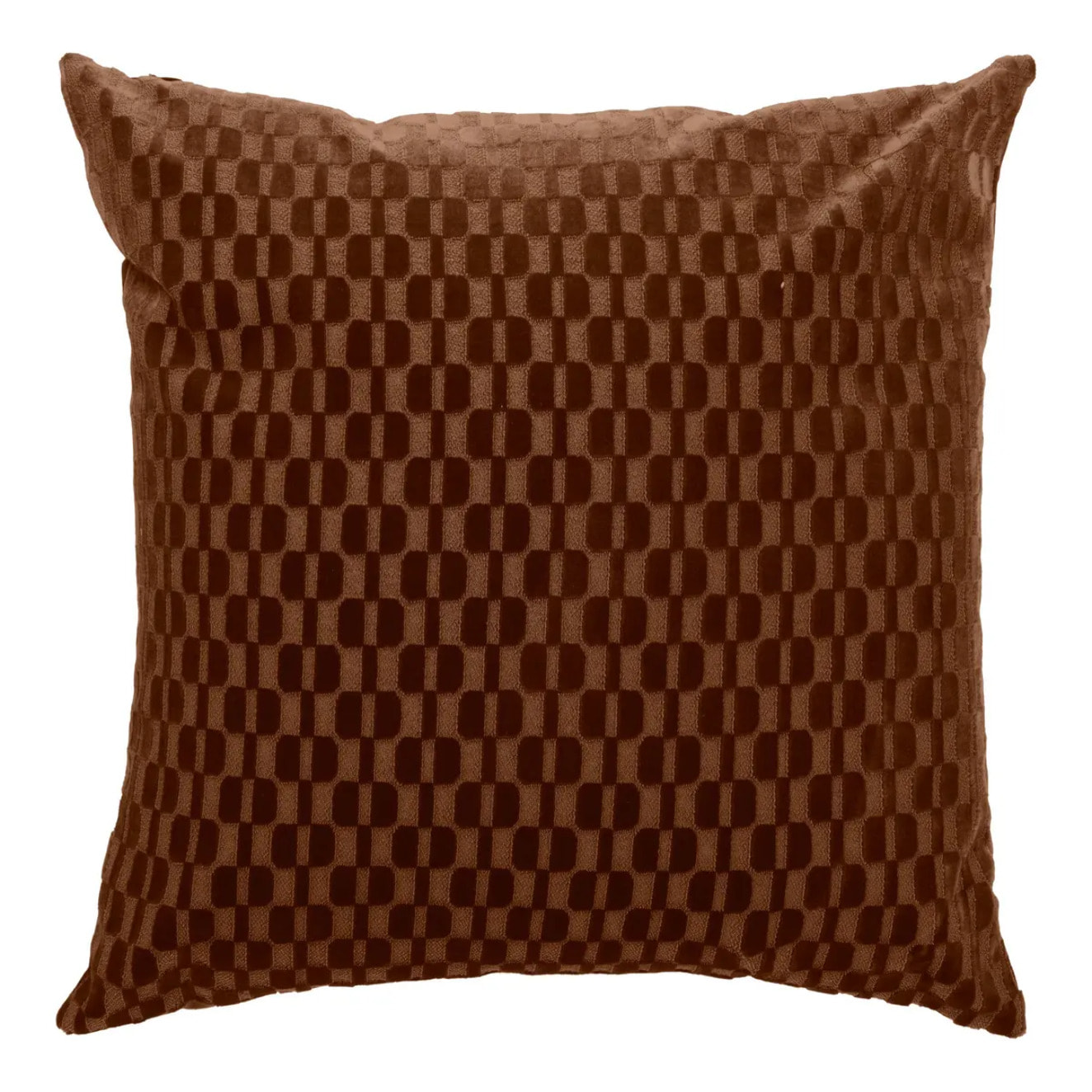 Coussin Selia carré 40x40cm marron
