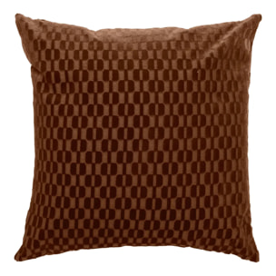 Coussin Selia carré 40x40cm marron