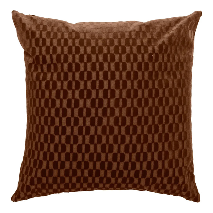 Coussin Selia carré 40x40cm marron
