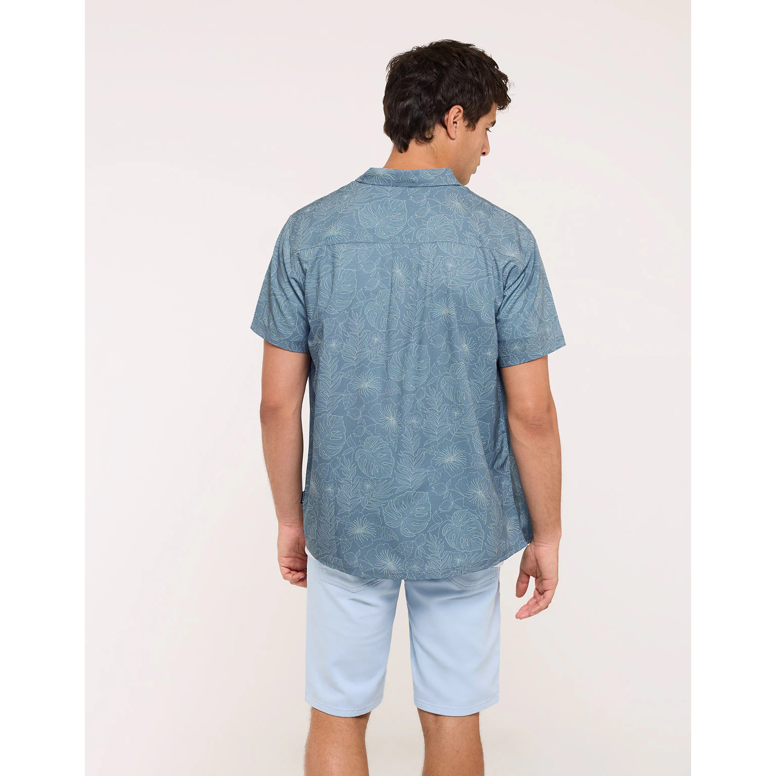 Camisa Estampado Tropical Azul - Furious