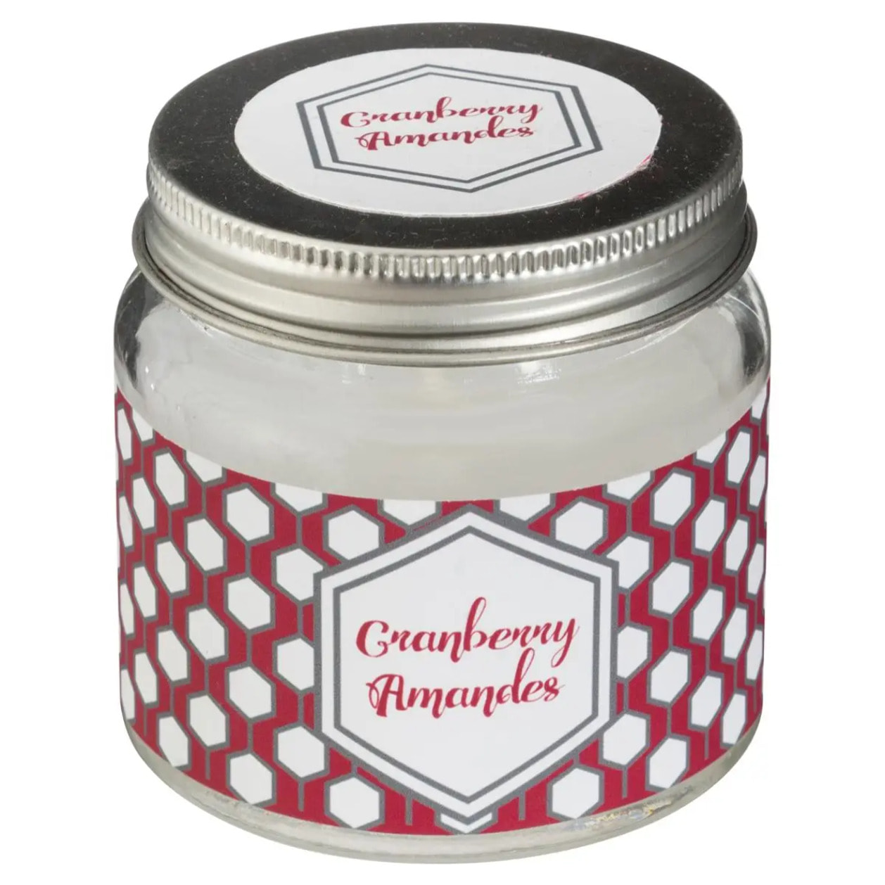 Bougie parfumée - cranberry - amande - 65g