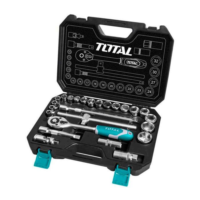 Cricchetto 1/2" - Set da 25 - Industrial