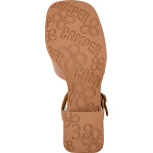 Sandalias - CAMPER Kora Sandal - Beige - Cuero liso