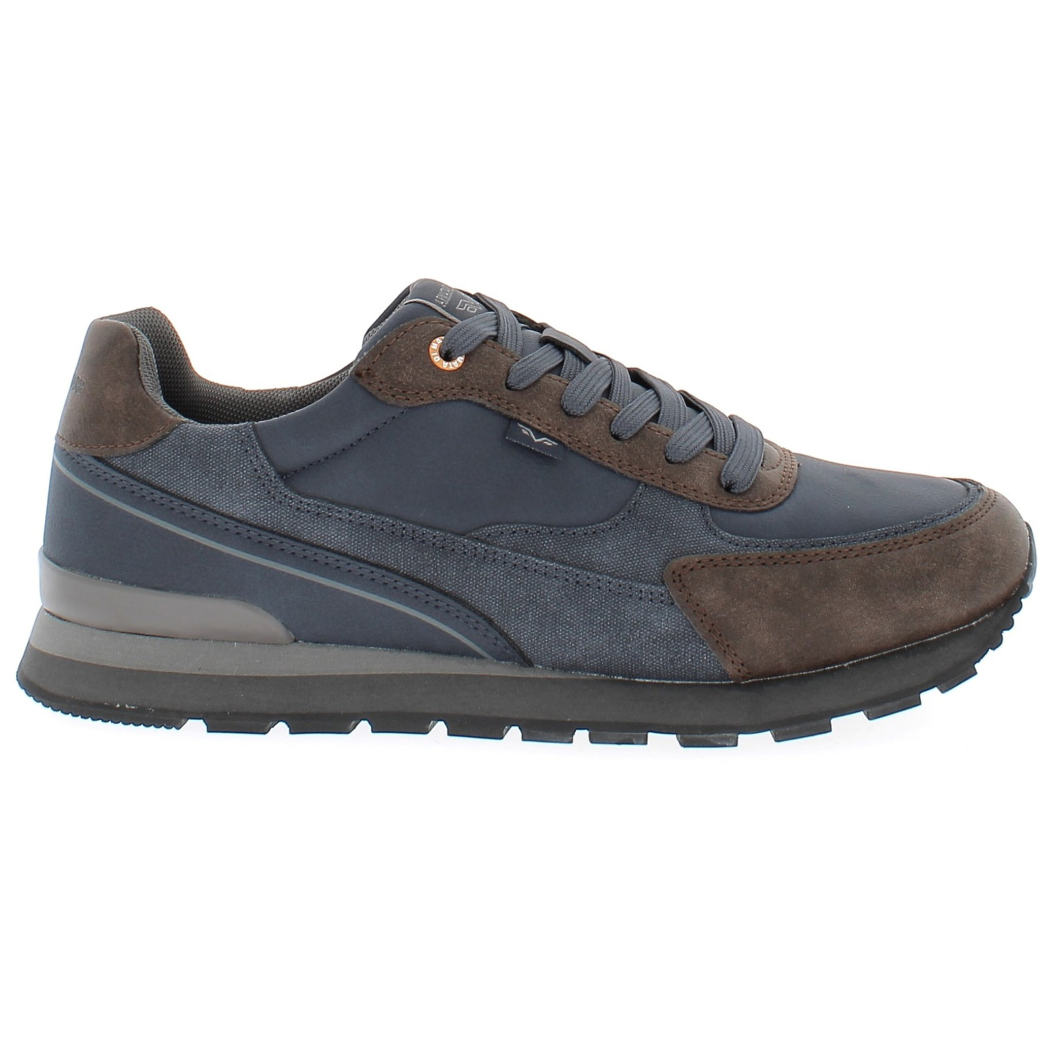 Armata di Mare Scarpe Uomo Sneakers Vintage Running con Soletta Rimovibile in Memory Foam AMU 2N812 Brown Navy