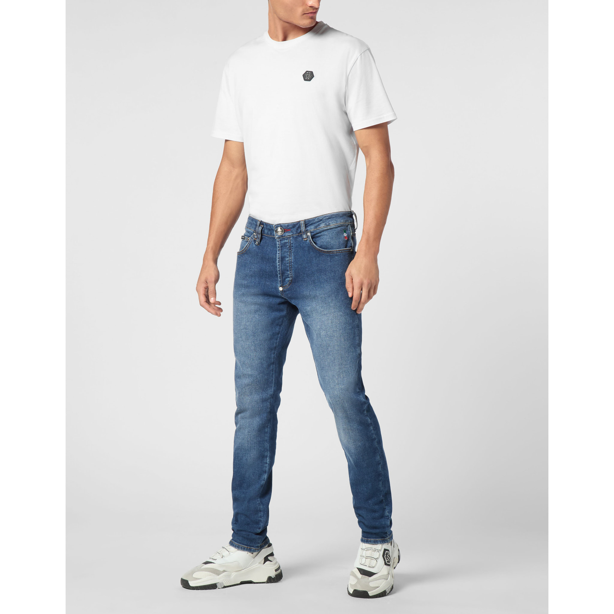 PHILIPP PLEIN Jeans Straight Cut RACING
