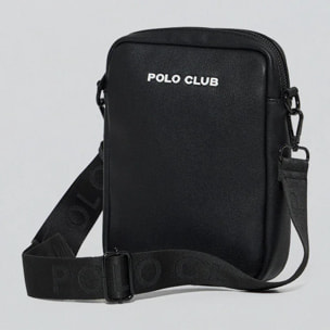 Bolso bandolera negra Radley con detalles Polo Club