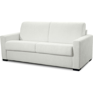 Canapé convertible express 3 places en tissu bouclette - PALOMA