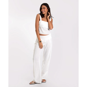 Top de mujer ceñido de tirantes