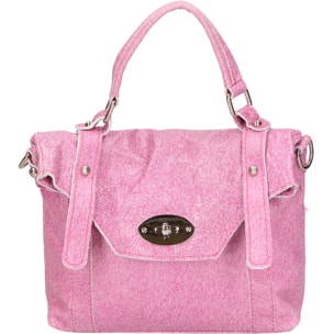 Borsa a mano da donna - Modello Floresta - Vera Pelle - 25.0 x 17.0 x 6.0 cm
