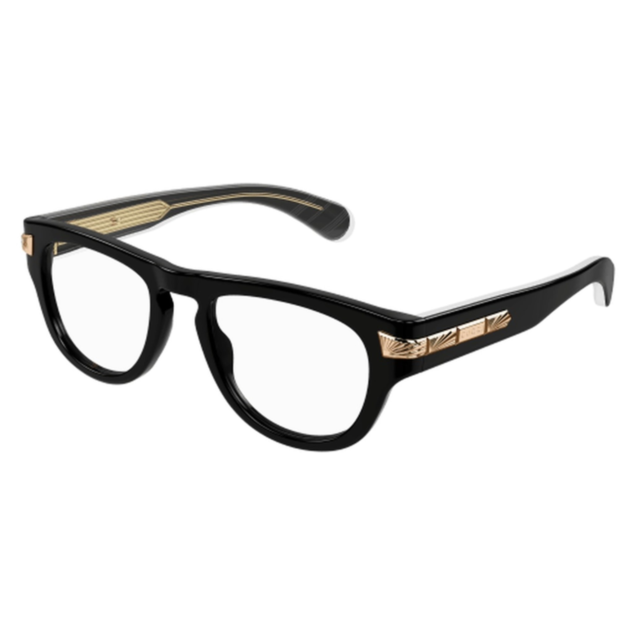 Gafas de Vista Gucci GG1519O-001 de Acetato Hombre 51 mm