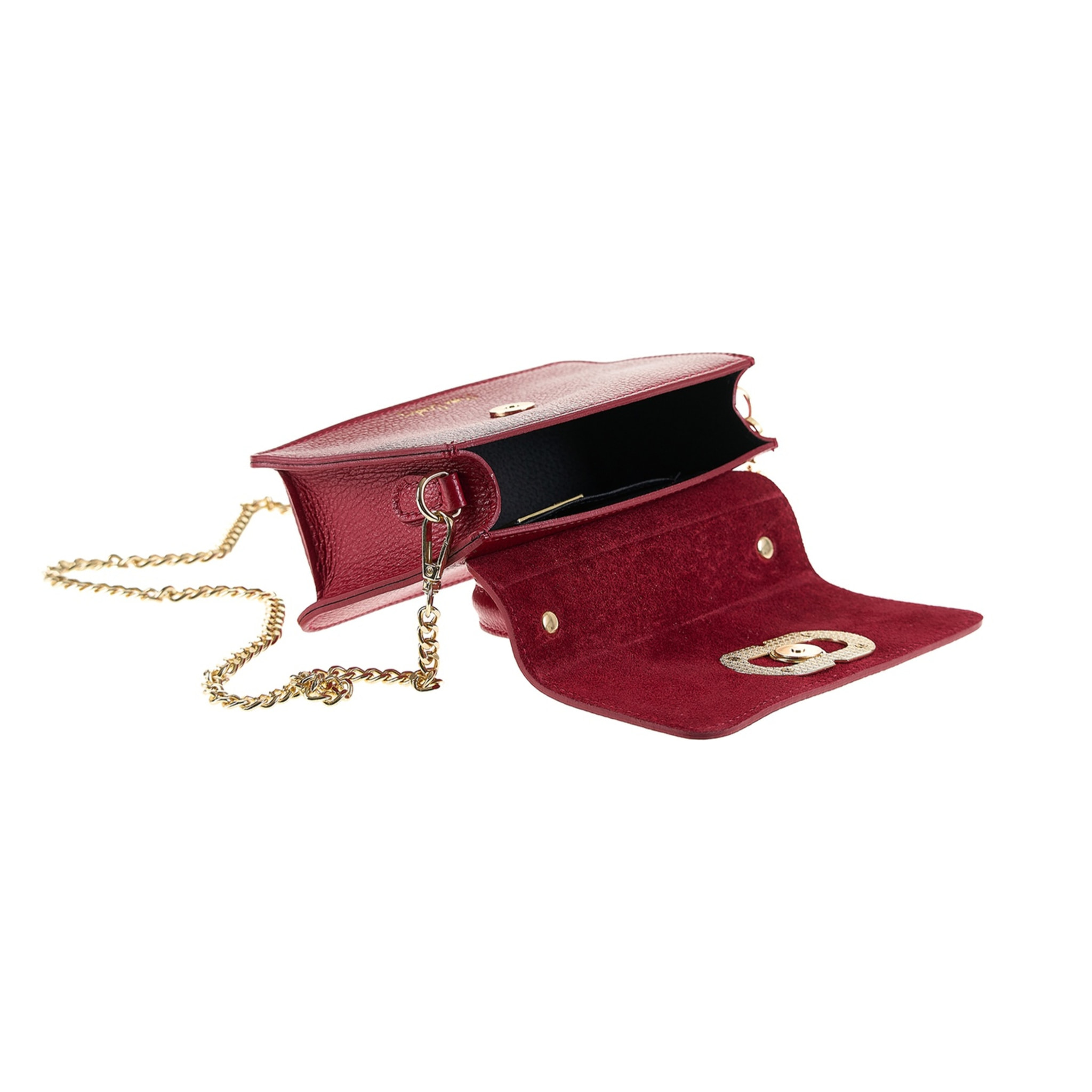 Borsa a mano da donna Made in Italy - Modello Aurélia Nova - 100% pelle - 19.5 x 10.0 x 7.0 cm