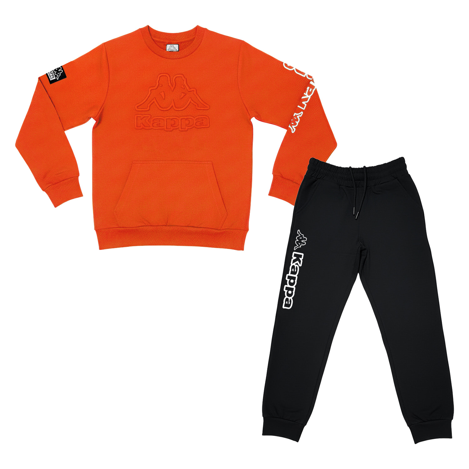 Tuta Bimbo KAPPA 3 - 7 Anni Cotone Felpato